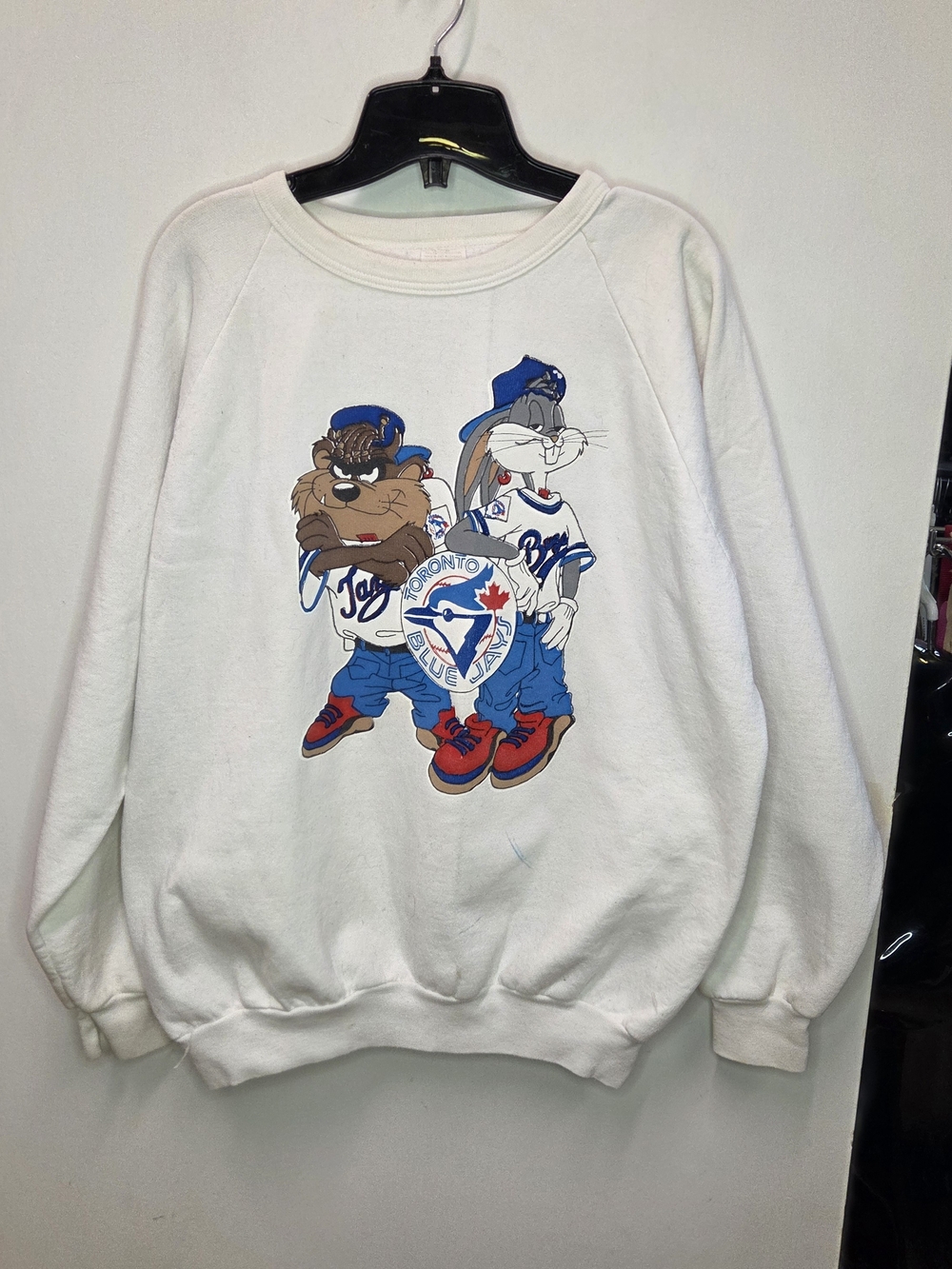 Vintage 90s Toronto Blue Jays Looney Tunes Crewneck